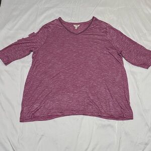 Light-Purple Knit Top